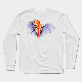 Wings of change spotted blue Long Sleeve T-Shirt